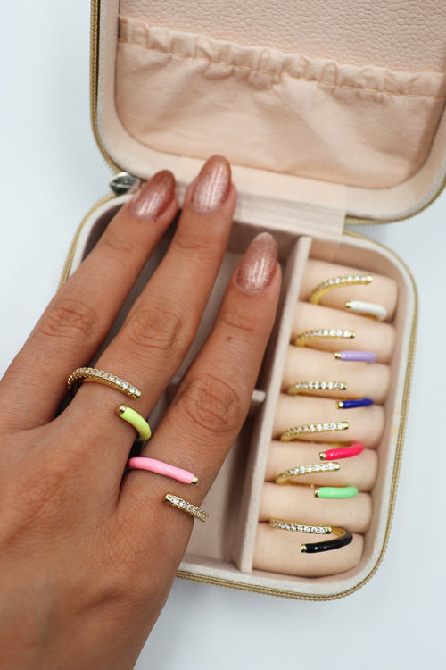Anillos con circon