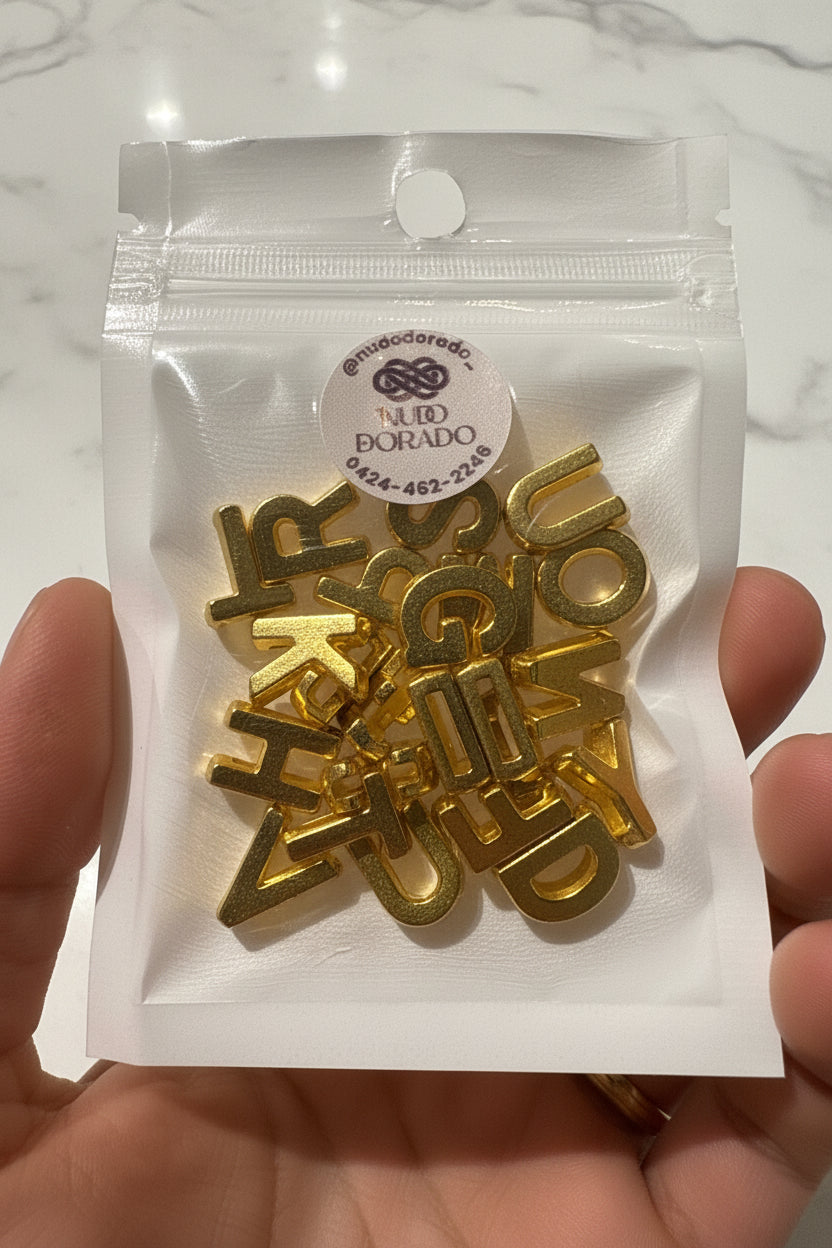 Bolsa de letras acrílicas