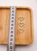 Dije conector silueta corazón