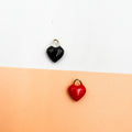 Dije Corazón rojo y negro